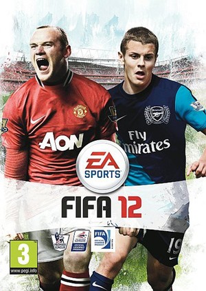 Rooney's Stoked About His Seventh Consecutive FIFA Cover Appearance. Wilshere Looks Baffled.