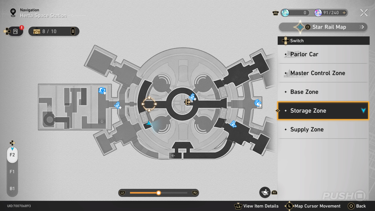 Honkai: Star Rail Herta Space Station treasure locations and map