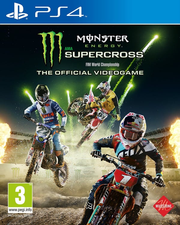 Monster energy supercross on sale game controls ps4