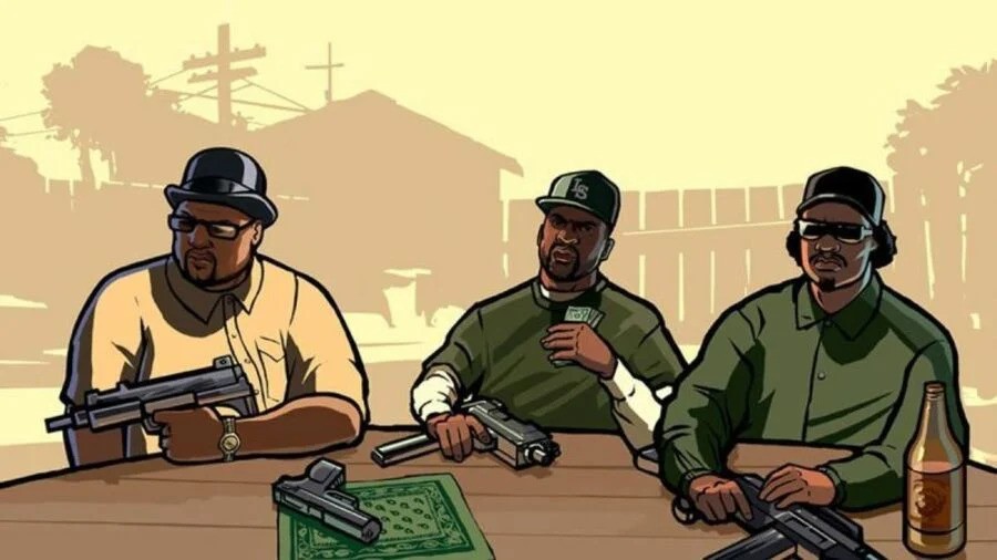 In what year did Grand Theft Auto: San Andreas release on the PS2?