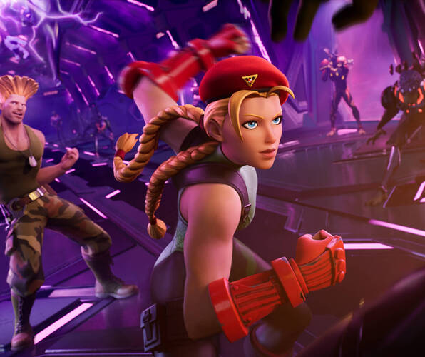 Fortnite Street Fighter Loading Screen