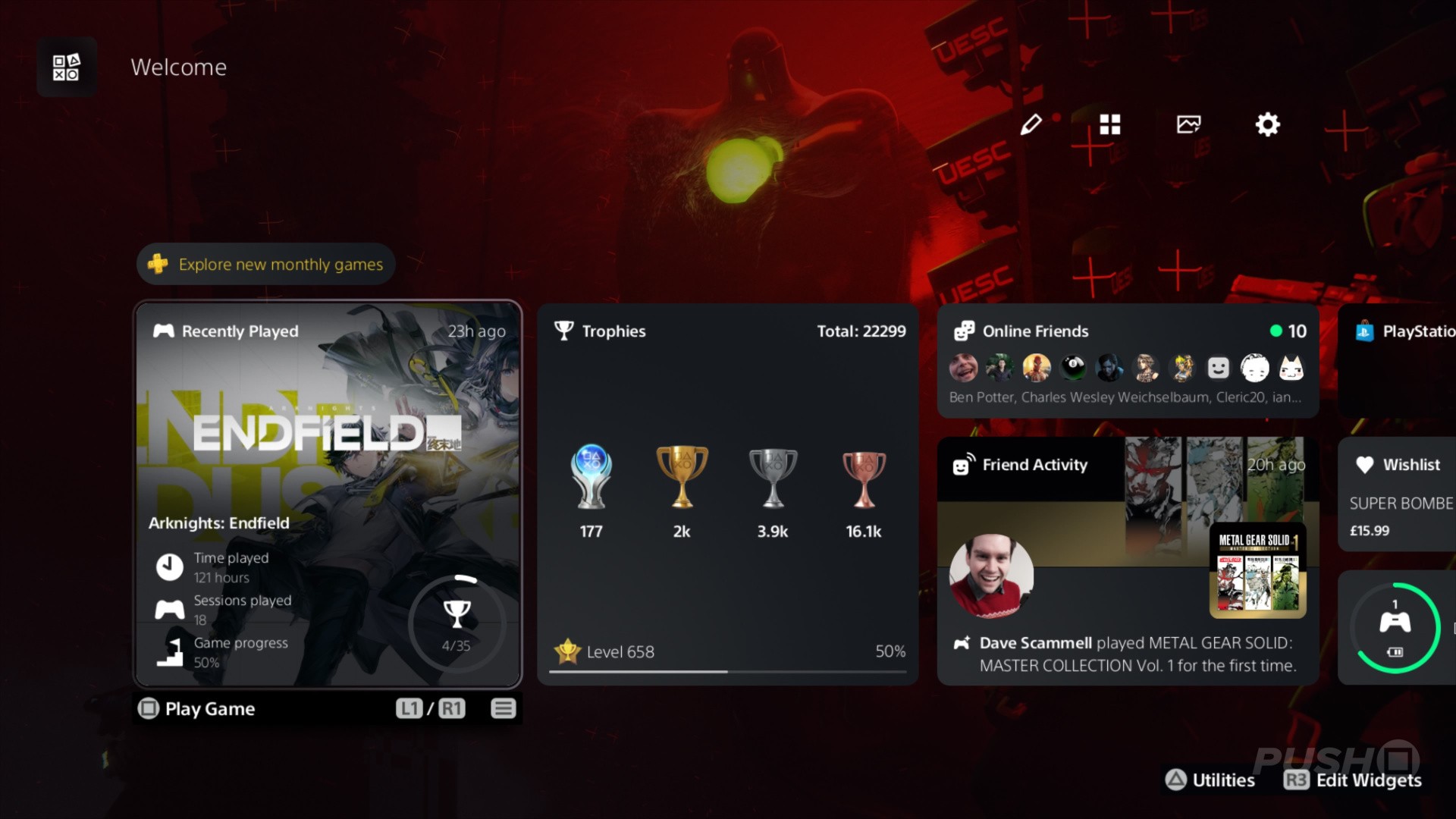 PS5's Welcome Hub Updated to Promote Sony's Forthcoming FPS