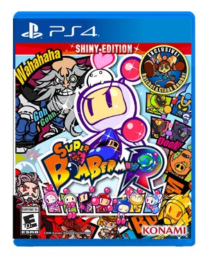 Super Bomberman R American Box Art PS4 PlayStation 4