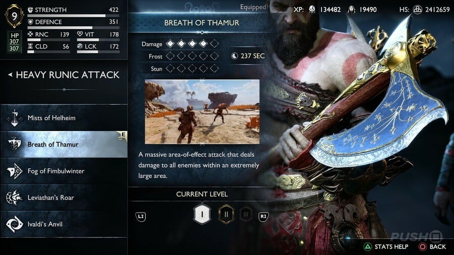 God of War Ragnarok: All Heavy Runic Attacks Locations and Upgrades 7