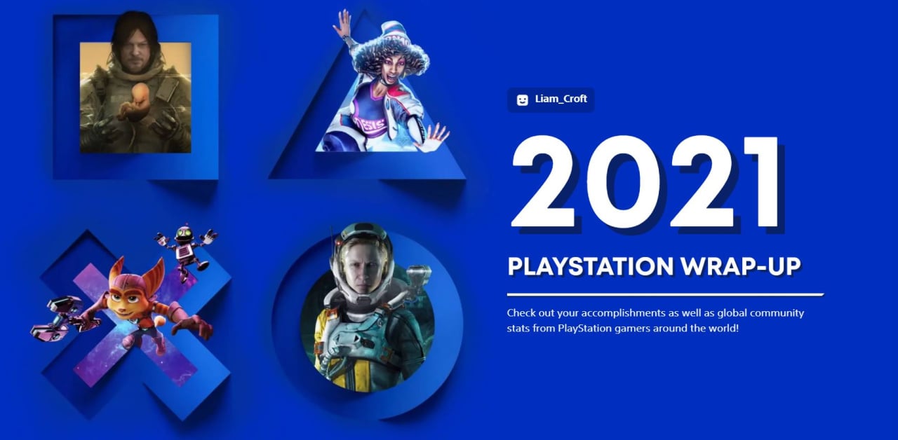 PlayStation WrapUp 2021 disponible maintenant, partagez vos