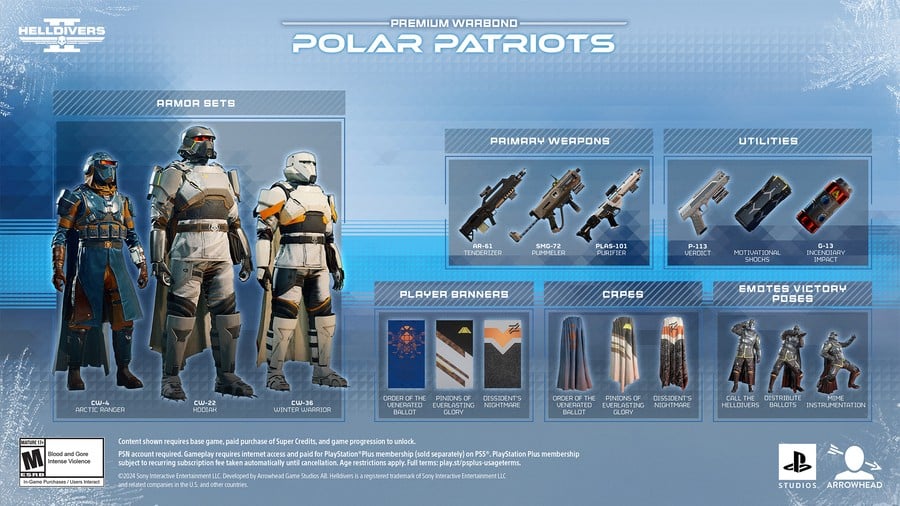 Ice Your Enemies with Helldivers 2's Latest Premium Warbond, Polar Patriots 2