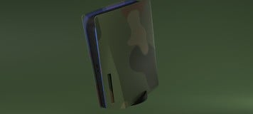 PlateStation 5 Custom Faceplate Camo