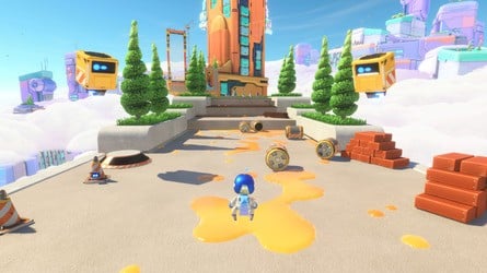 Astro Bot: Construction Derby Walkthrough - All Collectibles: Bots, Puzzle Pieces 1