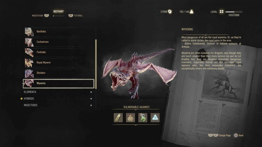 The Witcher 3 PS4 PlayStation 4 Wyverns Forktails Enemy Patterns