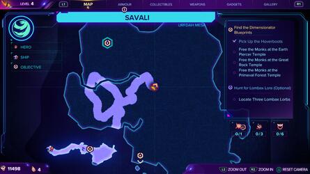 Ratchet & Clank: Rift Apart: Savali (Urfdah Mesa) - All Collectibles: Spybots, Gold Bolts, Armour, Lorbs, CraiggerBears 2