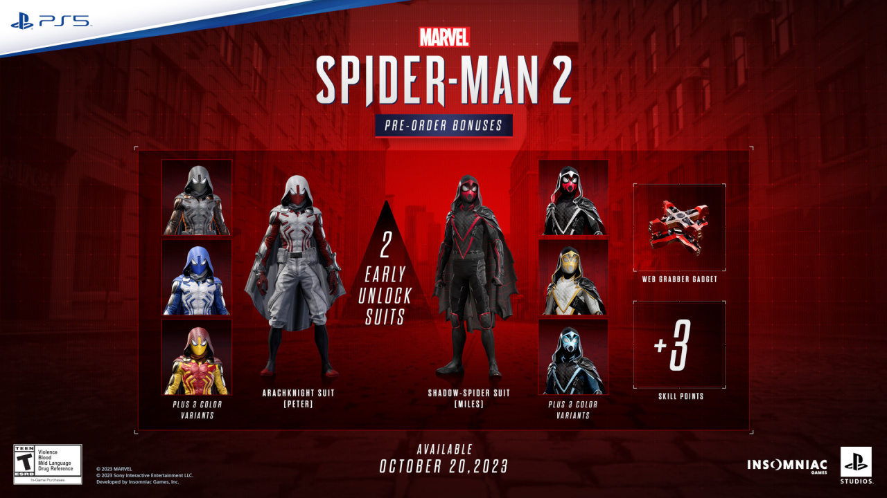 Marvel's Spider-Man 2 has over 65 suits (and over 200 ways to customise  them)
