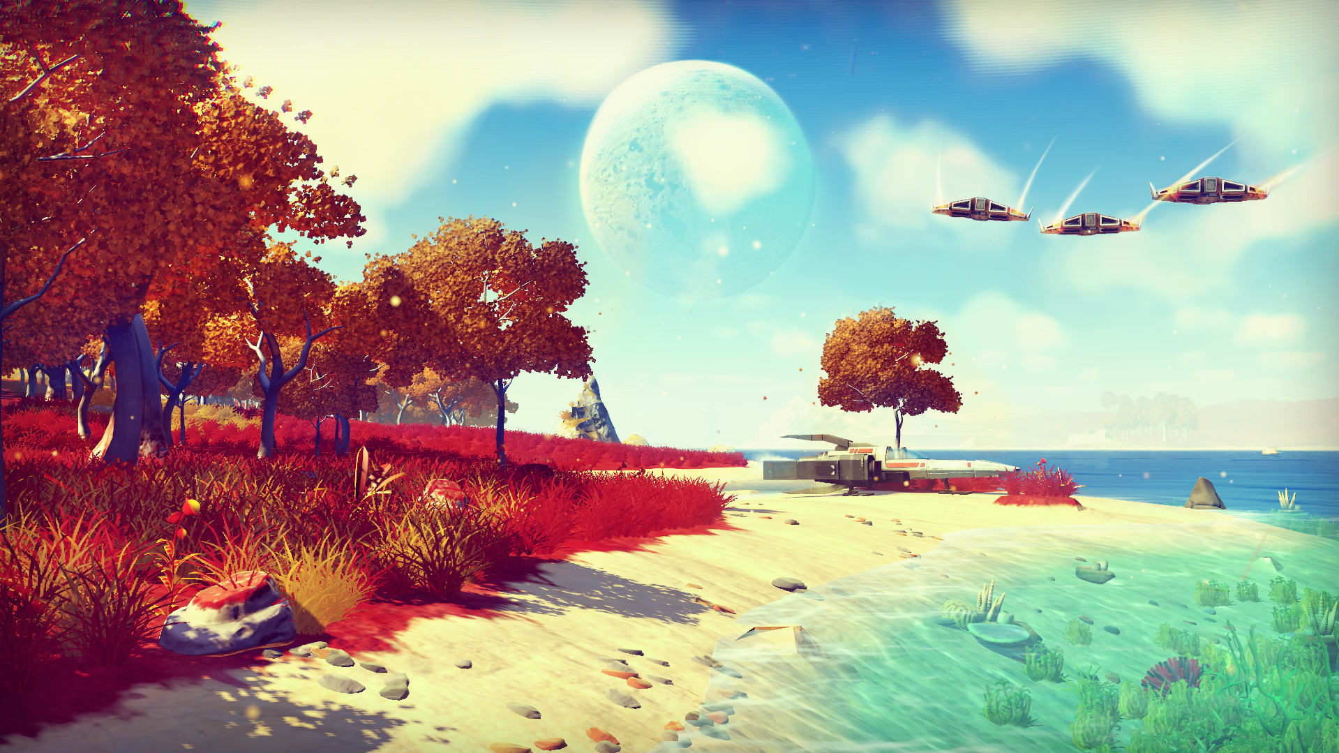 Как поменять вид в no man sky ps4