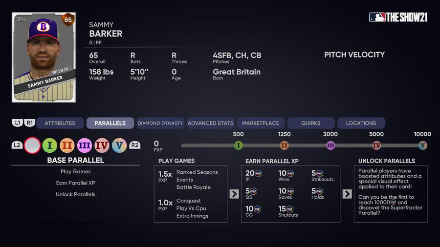 MLB The Show 21 How to Upgrade Your Ballplayer and Unlock Perks Push