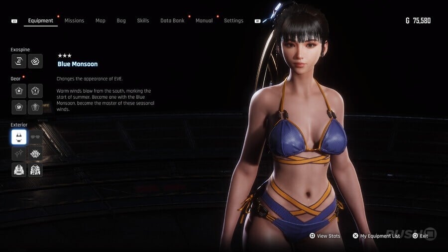 Stellar Blade "Blue Monsoon" Outfit