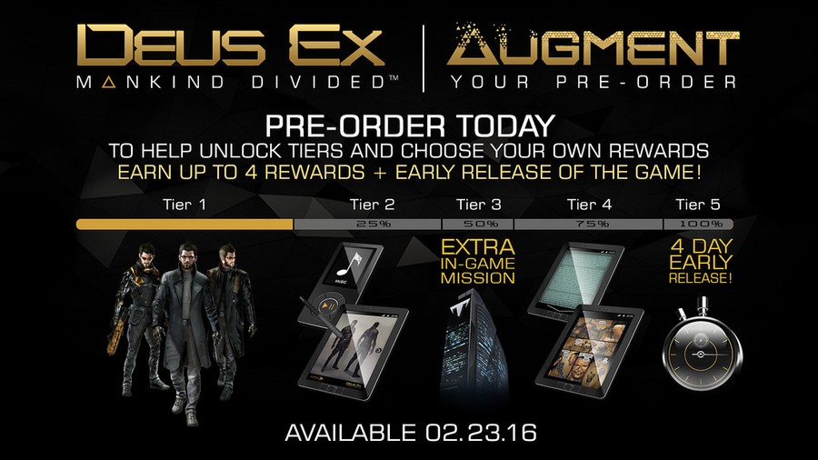 Deus Ex Mankind Divided PS4 Augment Your Pre-Order