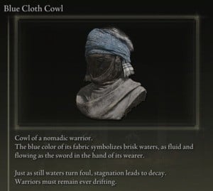 Elden Ring: All Full Armour Sets - Warrior Set - Blue Cloth Cowl