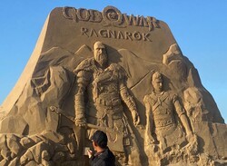 God of War Ragnarok Sand Sculpture Makes Waves