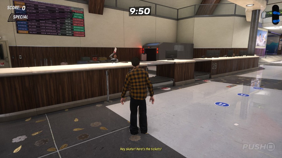 Tony Hawk's Pro Skater 3 + 4: Airport Walkthrough - All Park Goals and Collectibles 12