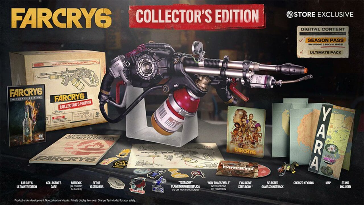 Of Course the Far Cry 6 Collector's Edition Comes with a Flamethrower