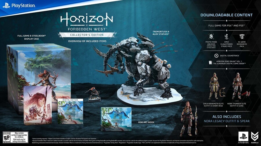 Horizon Forbidden West PS5 PS4 Collector's Edition