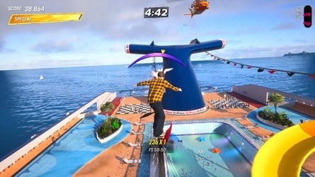 Tony Hawk's Pro Skater 3 + 4: Cruise Ship Walkthrough - All Park Goals and Collectibles 23