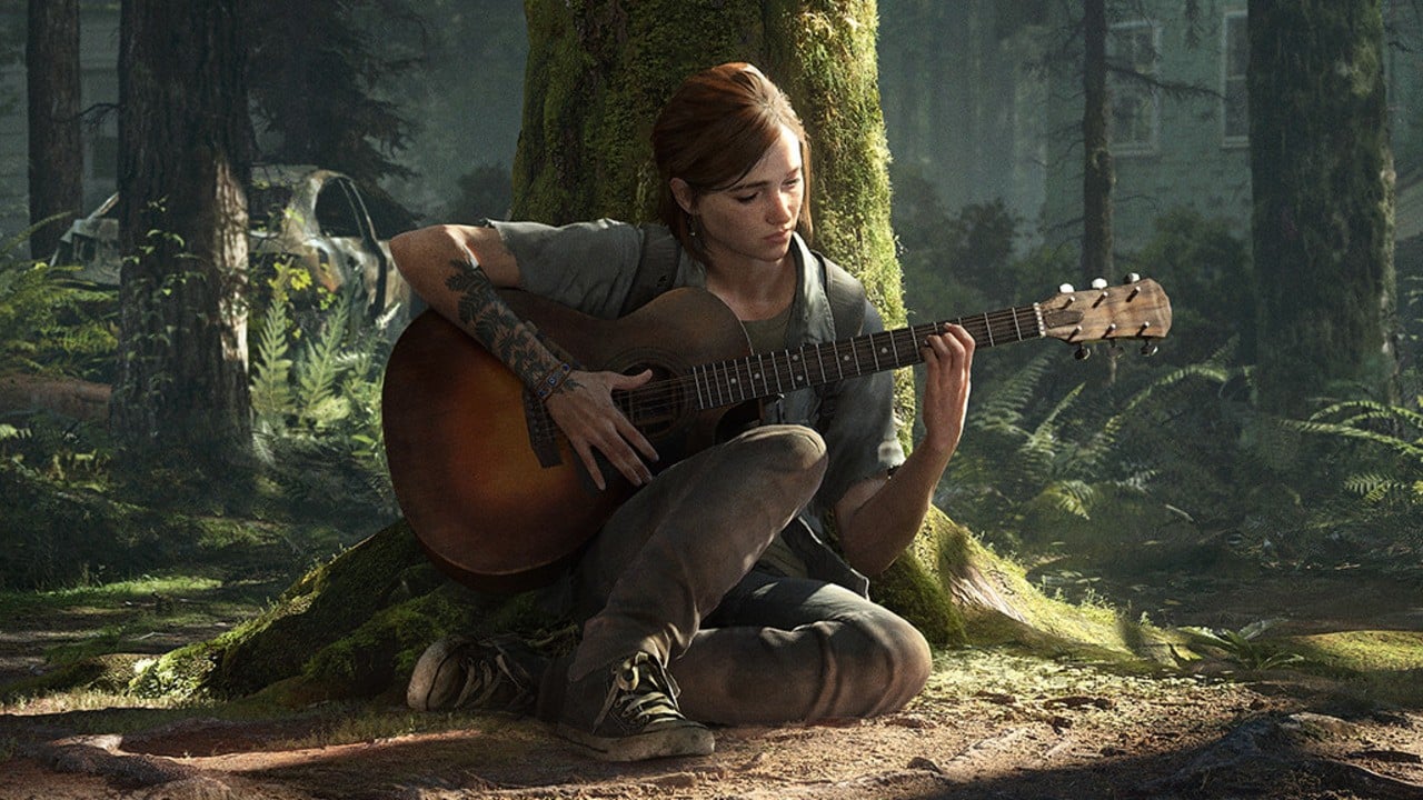 Photo The Last of Us 2 Guitar Blood Ellie, Joel Girls vdeo 3840x2160