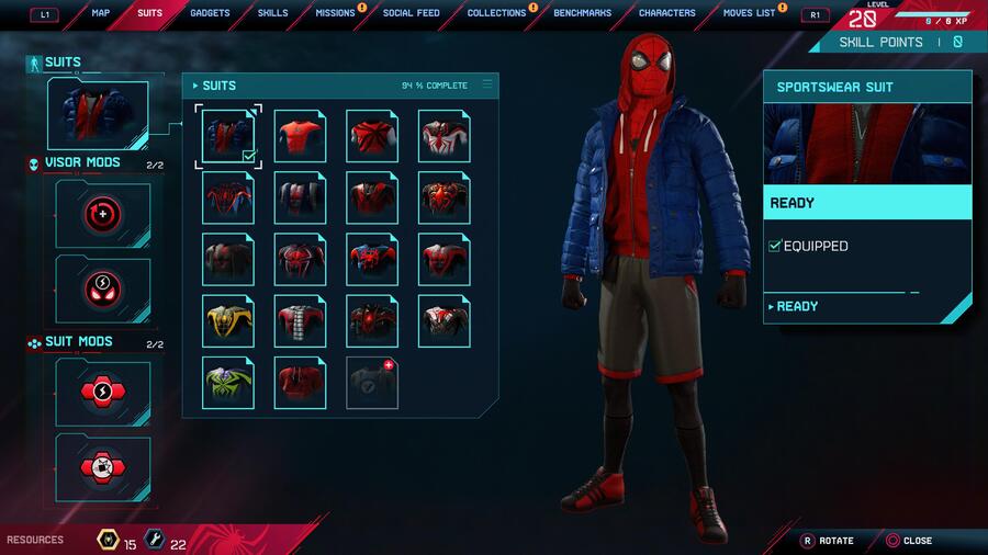 Marvel's Spider-Man: Miles Morales Sportswear Suit