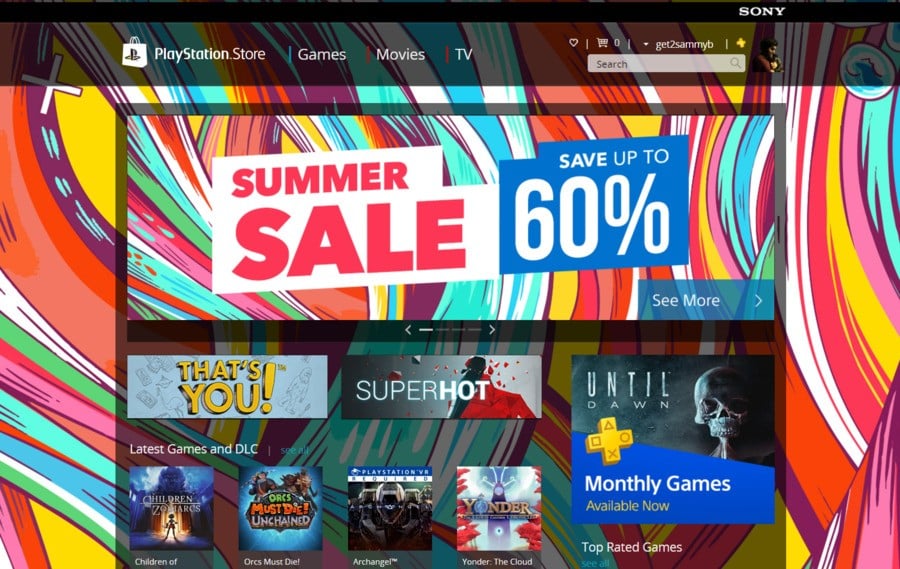 Summer Sale PS4 PlayStation 4 Discounts Sale Sony 1