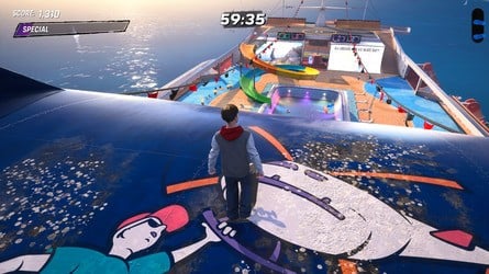 Tony Hawk's Pro Skater 3 + 4: Cruise Ship Walkthrough - All Park Goals and Collectibles 41