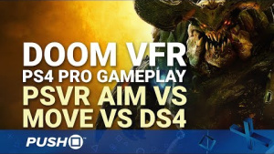 DOOM VFR PS4 Pro Gameplay: PSVR Aim Controller vs PlayStation Move vs DualShock 4 Controls