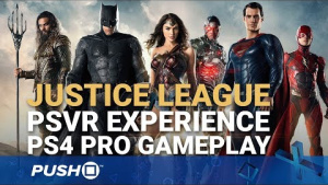 Justice League PSVR Experience PS4 Pro Gameplay: Batman, Superman, Wonder Woman | PlayStation VR