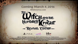 The Witch and the Hundred Knight (PS4/PS3) Trailer