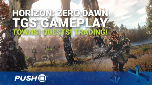 Horizon: Zero Dawn PS4 Gameplay: Towns! Trading! NPCs! Dialogue Trees! | PlayStation 4 | TGS 2016