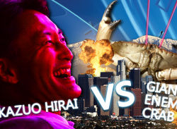 Kazuo Hirai vs. Giant Enemy Crab