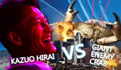 Kazuo Hirai vs. Giant Enemy Crab