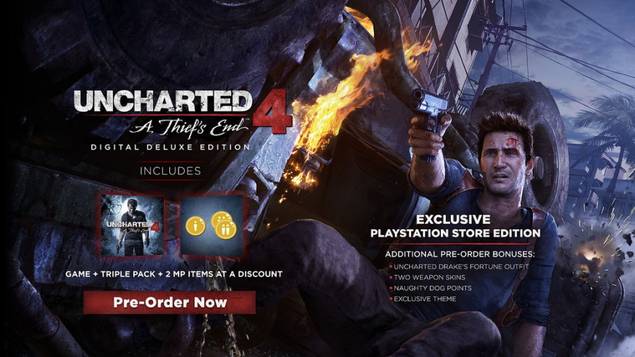 Uncharted 4 A Thief's End PS4 PlayStation 4 1