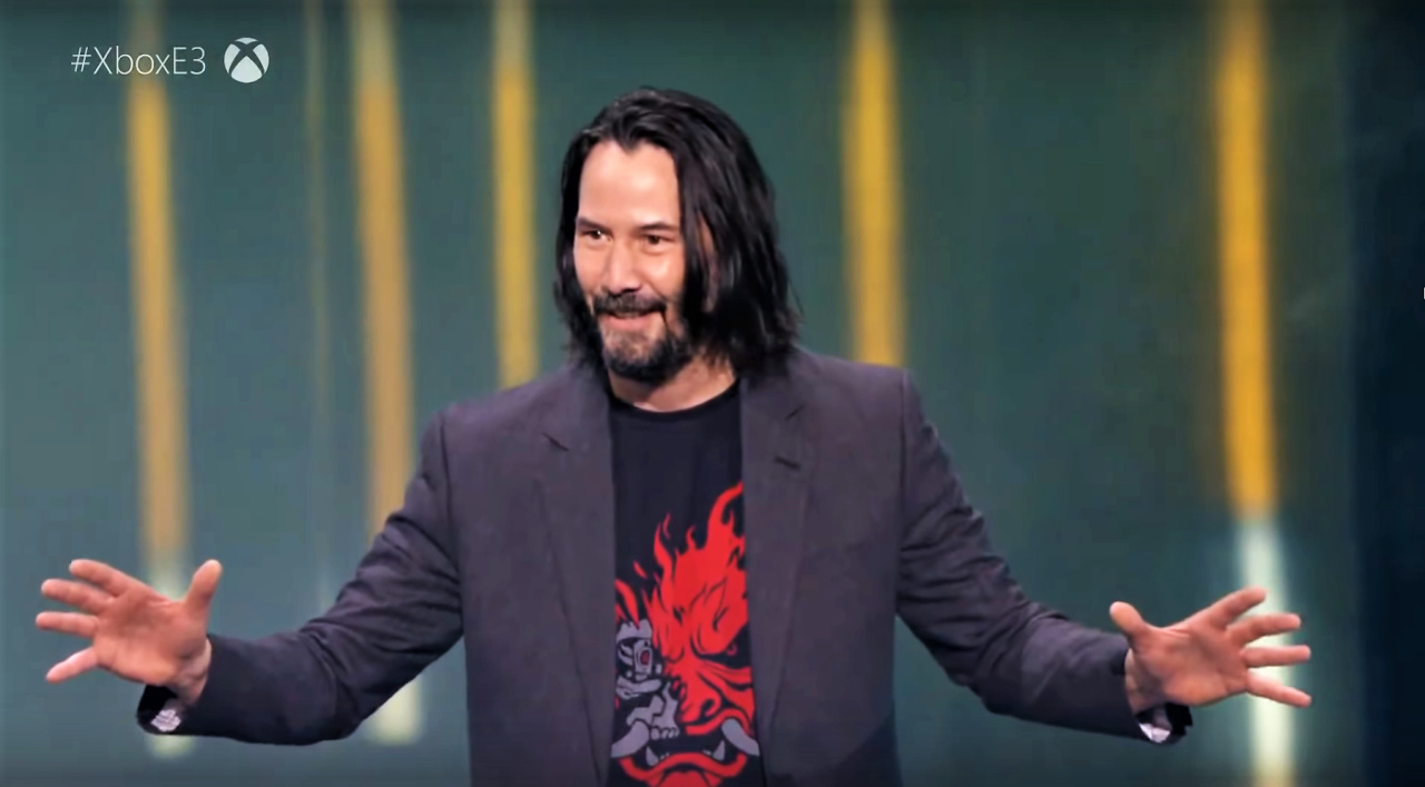 E3 2019: Guy Who Told Keanu Reeves He Was Breathtaking Nabs a Free Copy ...