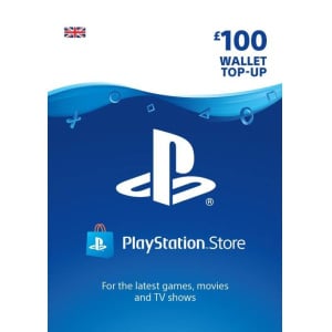 Playstation Wallet Top-Up Card - £100 (UK)