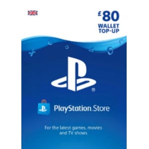Playstation Wallet Top-Up Card - £80 (UK)