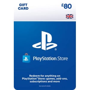 PlayStation PSN Card 80 GBP Wallet Top Up