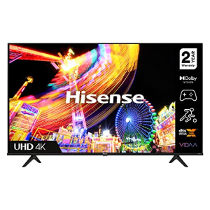 Hisense 43A6EGTUK (43 Inch) 4K UHD Smart TV, with Dolby Vision HDR, DTS Virtual X, Youtube, Netflix, Disney +, Freeview Play and Alexa Built-in, Bluetooth and WiFi (2022 NEW)