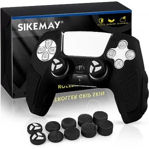 SIKEMAY PS5 Controller Cover Skin Case with Thumb Grips