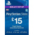 Playstation Wallet Top-Up Card - £15 (UK)