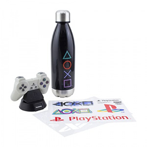 Playstation Gift Set with Icons Light, Stickers, and Bottle