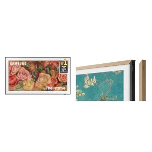Samsung 4K The Frame 55'' QLED TV with Teak Bezel
