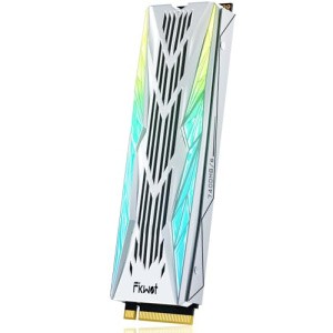 Fikwot FN990 2TB NVMe SSD M.2 2280 PCIe Gen4x4 with RGB Heatsink, Up to 7450MB/s, 3D NAND TLC, Internal Gaming Solid State Drive for PS5 & Desktop
