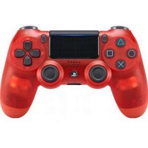 Sony Dualshock 4 Wireless Controller for PlayStation 4 -  Red CRYSTAL - PlayStation 4