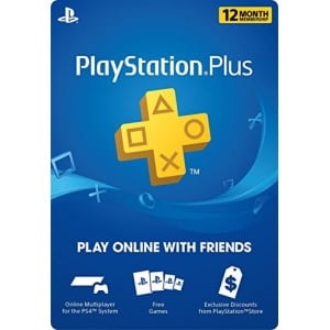 1 Year Playstation Plus PSN Membership Card