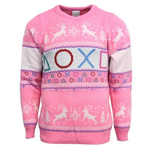 PlayStation Official Pink Christmas Jumper