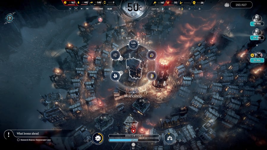 Frostpunk управление на ps4